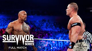 FULL MATCH  John Cena amp The Rock vs The Miz amp RTruth Survivor Series 2011 [upl. by Eymaj]