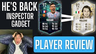 FIFA 22 FLASHBACK 92 RAPHAEL VARANE PLAYER REVIEW [upl. by Elpmet]