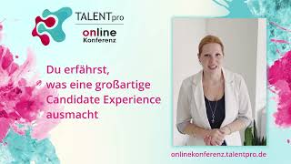 Preview KeynoteSpeakerin Katharina Baehr auf der TALENTpro Online Konferenz 2023  TALENTpro [upl. by Nennerb]