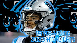 Bryce Young 2023 Rookie Highlights So Far [upl. by Olcott576]