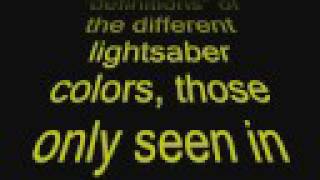 What colour lightsaber is for you [upl. by Fredela]