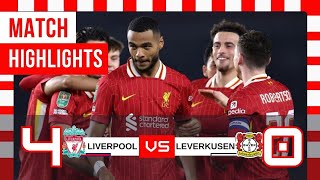 Liverpool vs Leverkusen 40  Premier League 202425  Full Match Highlights amp All Goals [upl. by Guevara]