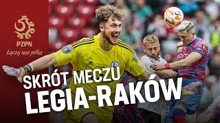 ROZSTRZYGNIĘCIE W KARNYCH Skrót meczu Legia  Raków w finale Fortuna Pucharu Polski [upl. by Mendy]