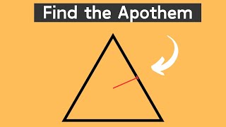 How to find the Apothem of a triangleGeometry Help [upl. by Iona617]