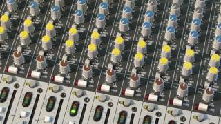 Setting up effects reverb  delay on an analog console [upl. by Marianna]