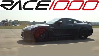 Nissan GTR 550hp vs Porsche 996 Turbo 520hp 60300kmh  ROLL RACE [upl. by Vasilis]