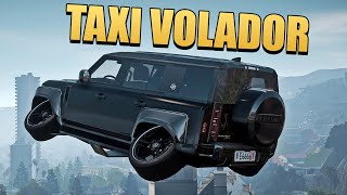 SOMOS TAXISTAS DE UN COCHE VOLADOR en GTA RP [upl. by Dav]