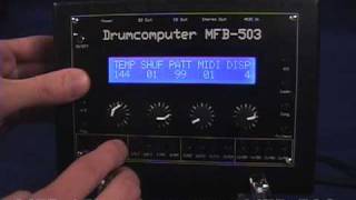 MFB  Drumcomputer MFB503  Demonstration Movie [upl. by Nikkie360]