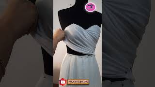 Quick Guide to Moulage on a Mannequin  Easy Fashion Draping Tutorial [upl. by Jaan]