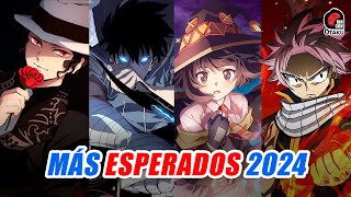 ANIMES MÁS ESPERADOS PARA EL 2024 CONFIRMADOS parte 1  Rincón Otaku [upl. by Acissj]