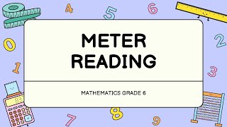 ADM METER READING  Math Grade 6 [upl. by Placido914]