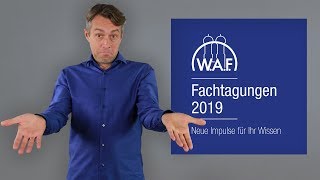 Fachtagungen für Betriebsräte  Die WAFFachtagungen 2020  Workshops amp Fachvorträge [upl. by Norod161]