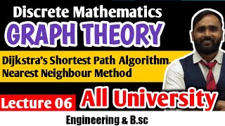 GRAPH THEORYDijkstras shortest path algorithmNearest Neighbour MethodLecture 05PRADEEP GIRI SIR [upl. by Navert]