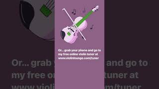 How to tune your violin without a tuning fork [upl. by Blakely]