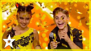 Dance Duo Wins GOLDEN BUZZER on Greeces Got Talent 2022  Kids Got Talent [upl. by Edi]