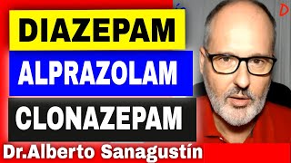 DIAZEPAM ALPRAZOLAM y CLONAZEPAM 💥 Benzodiacepinas Utilidad y mecanismo de acción [upl. by Ahsetal]