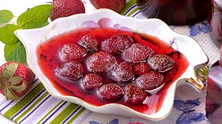 🍓Классическое Клубничное Варенье Яркое Варенье из Клубники с целыми как мармелад ягодами🍓 [upl. by Elliott]