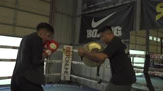 BAM READY FOR ESTRADA WORKING WITH PITA AT RGBA EsNews Boxing [upl. by Rednasela]