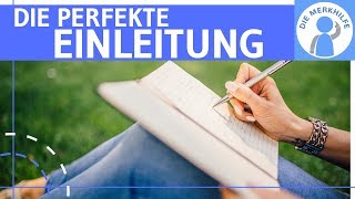 Interessante Einleitung  Einstieg verfassen  so gehts amp Satzbausteine  Texte schreiben amp Aufsatz [upl. by Luiza770]