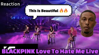 BLACKPINK  Love to Hate Me The Show Live Performance REACTION This Is Beautiful 🙏🏽💙 [upl. by Keyte418]