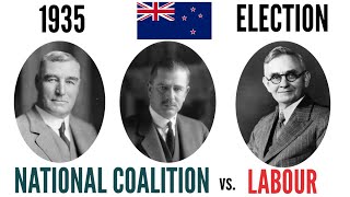 New Zealand Elections In History 1935 NZ Election [upl. by Ahsikym571]