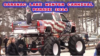 Saranac Lake Winter Carnival Parade 2024 [upl. by Card]