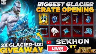 GLACIOUR UZI  ARCTIC CONQUEROR SET IN PUBG MOBILE  35 UPDATEpubgmobilepubglivesekhonyt [upl. by Gillmore]