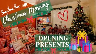 CHRISTMAS MORNING OPENING PRESENTS  MERRY CHRISTMAS  CHRISTMAS DAY 2022 [upl. by Magnum]