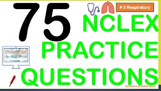 Breathe Easy 75 NCLEX Respiratory QampA Breakdown RN LPN [upl. by Ecirtram]