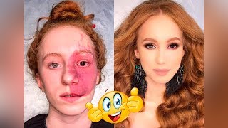 Top 40 Foto Amazing Before and After makeup transformation by Goar Avetisyan [upl. by Asirak716]