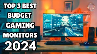 TOP 3 BEST BUDGET GAMING MONITORS IN 2024 Dont Buy One Before Watching This [upl. by Terri]