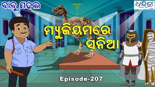 ବାବୁ ମହଲ ମ୍ୟୁଜିୟମରେ ସନିଆ  Babu Mahal  207  Museum Re Sania  Odia Comedy Video [upl. by Eillod905]