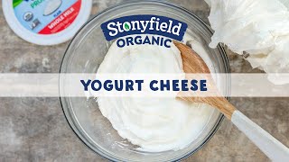 Yogurt Cheese Recipe [upl. by Ynatsed]