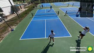 Women’s 40 FINAL Cagnina Acosta vs Schwada Kohutova Nature Coast Pickleball  Mini Tourney [upl. by Saalocin]