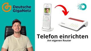 Deutsche GigaNetz Telefonie Einrichten an der eigenen FritzBox  So funktionieren eure Rufnummern [upl. by Kern]