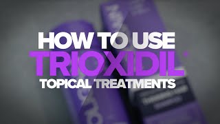 How to apply FOLIGAIN TRIOXIDIL Topical Solutions For Thinning Hair [upl. by Orsino5]