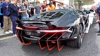 25Million Lamborghini Centenario CAUSES CHAOS in London [upl. by Zela]