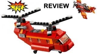 LEGO Creator Red Rotors 31003 Set Review 2013 [upl. by Malloy497]