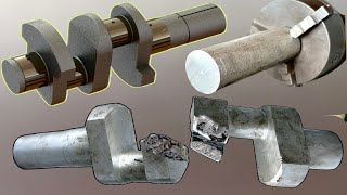 Incredible Crankshaft Manufacturing From Fiber Rod  A Broken Crankshaft cant Repair [upl. by Lashondra]