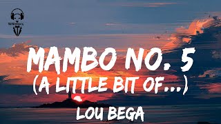 Lou Bega  Mambo No 5  A little bit   Lyrics Video [upl. by Rosalee433]