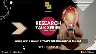 Teaser  Research Talk Series Mailer Daemon  IITISM Dhanbad [upl. by Alekim]