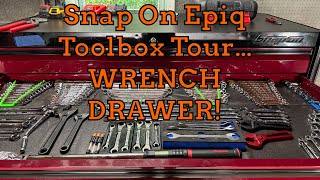 SNAP ON TOOLBOX TOUR  WRENCH DRAWER [upl. by Shevlo533]