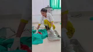 हॉस्पिटल 🏥 ओ टी होने के बाद क्लिन करते हुए sshort sorts shortfeed shortsfeed shortvideo [upl. by Mor]