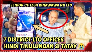 Cong BOSITA Umalma sa 78yrs old SENIOR CITIZEN na BINALIWALA NG 7 DISTRICT LTO OFFICES [upl. by Giffard]