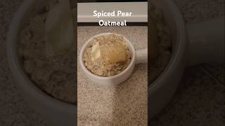 HEALTHY BREAKFAST spiced pear oatmeal breakfastideas [upl. by Ahsenak]