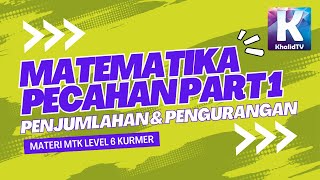 Pecahan Part 1  Matematika Fase C Level 6  Kurikulum Merdeka [upl. by Artenahs]