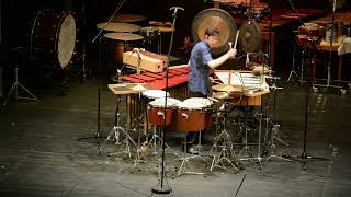 Karlheinz Stockhausen Zyklus  Cycle for a Percussionist   Performed by Gyula Lajho Jr [upl. by Cirred]