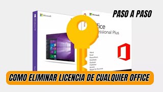 Elimina la LICENCIA ANTIGUA de Office 2016 2019 y 365 EN SIMPLES PASOS [upl. by Aleahpar]