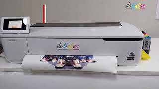 Plotter Epson T3170 adaptado con sistema continuo de Sublimación Aqx [upl. by Uhile66]