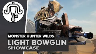 Monster Hunter Wild  Light Bowgun Attack Showcase [upl. by Aihsele]